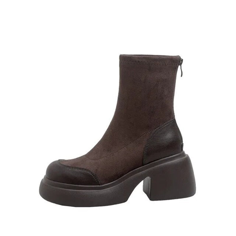 Camila Suede Platform Boots